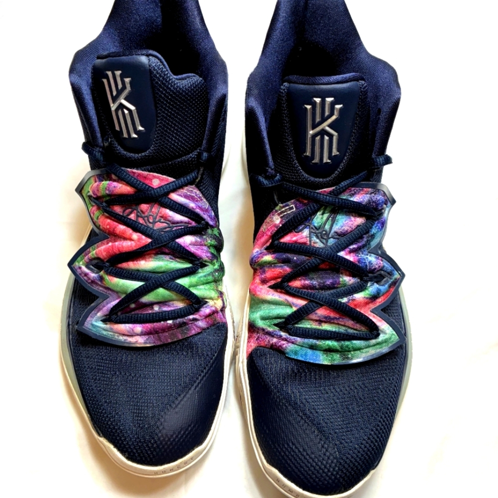 Men's Nike Kyrie 5 Galaxy Navy Blue Size 10.5